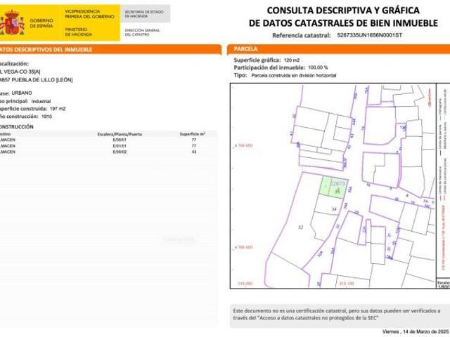 Casa en venta en Puebla De Lillo, León