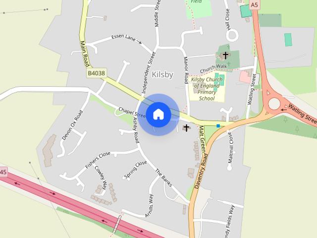 House for rent in Kilsby, Northamptonshire