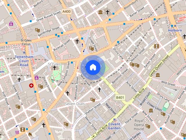 Apartment for rent in Seven Dials, Bloomsbury