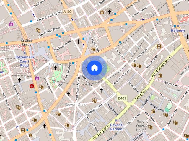 Apartment for rent in Seven Dials, Bloomsbury