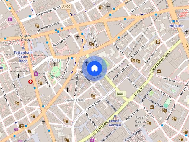 Apartment for rent in Seven Dials, Bloomsbury