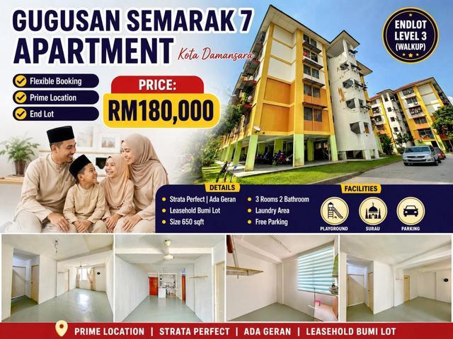Flat for sale in Petaling, Damansara Damai