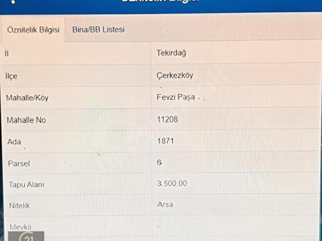 Çerkezköy içerisinde satılık Dükkan