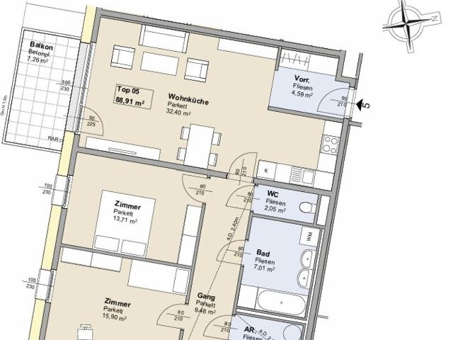 Wohnung mieten in Obersdorf, Wolkersdorf im Weinviertel