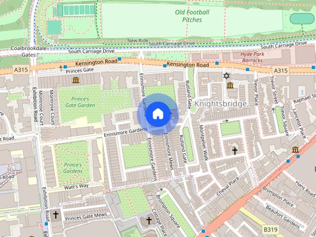 Apartment for rent in Knightsbridge, Greater London