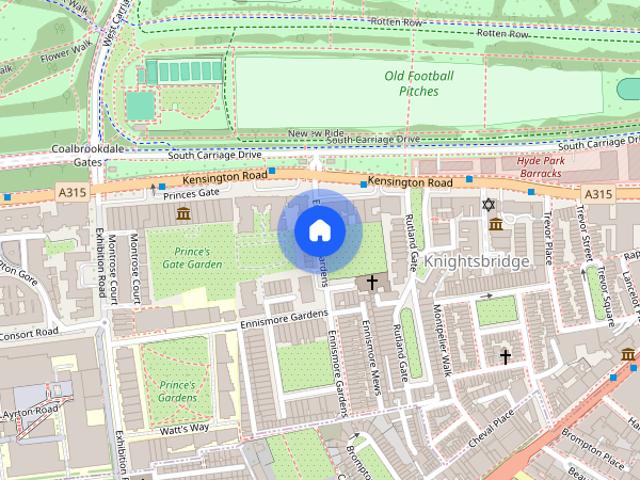Apartment for rent in Knightsbridge, Greater London