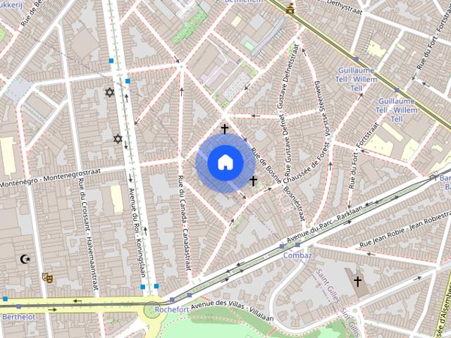 Kamer location à Saint-gilles, Bruxelles