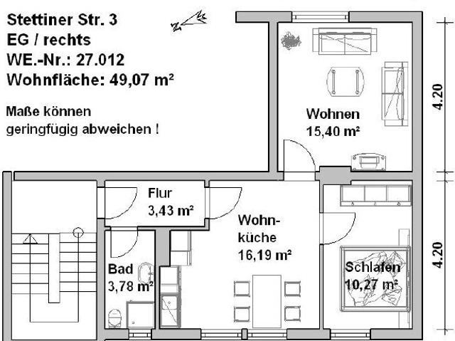 Apartment mieten in Rodenbeck, Minden