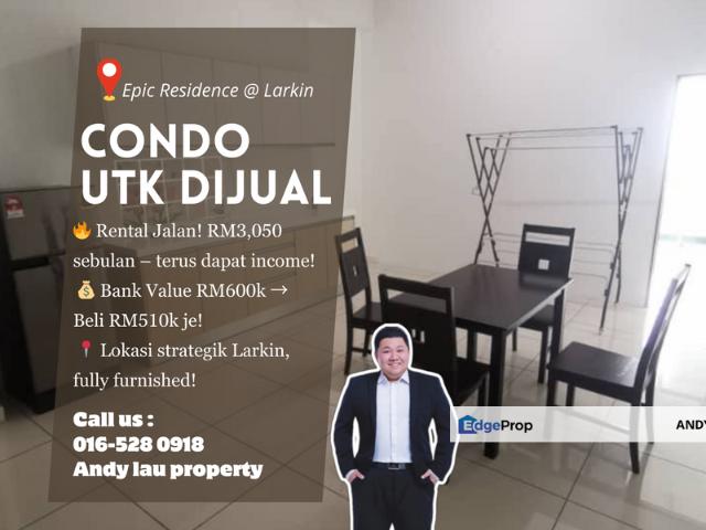Condominium for sale in Johore Bahru, Johor