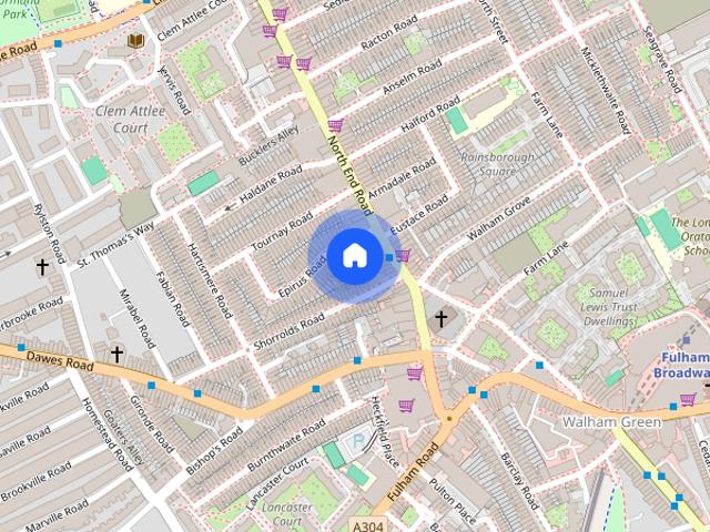 Apartment for rent in Fulham, Walham Green