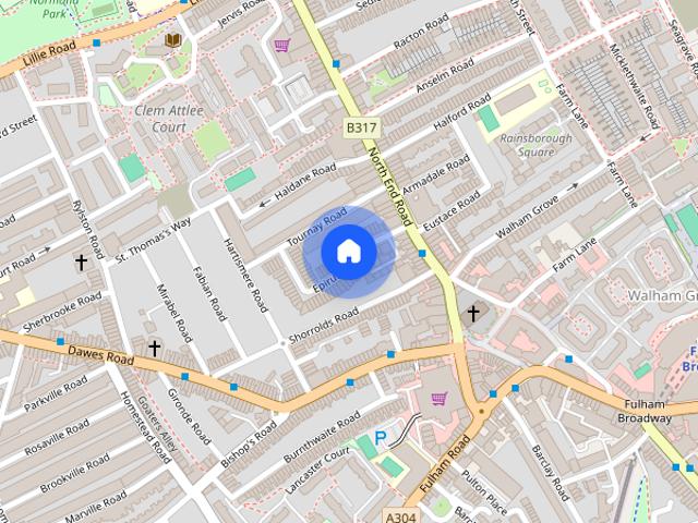 House for rent in Fulham, Walham Green