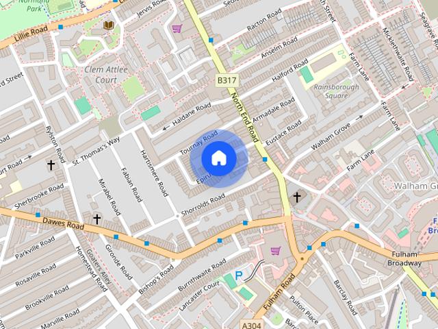Apartment for rent in Fulham, Walham Green