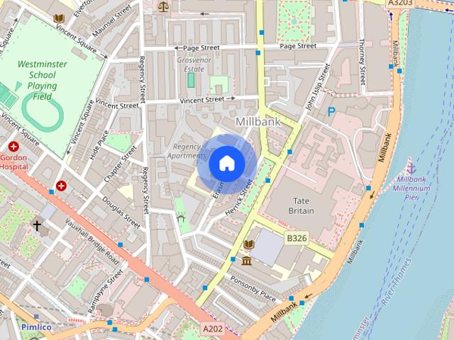 Apartment for rent in Millbank Estate, Greater London