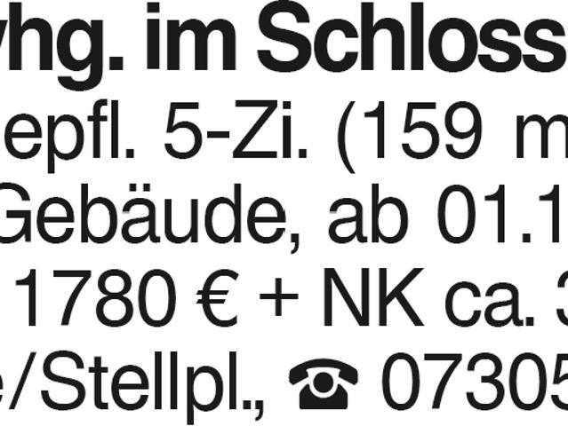 Wohnung mieten in Erbach, Baden-Württemberg