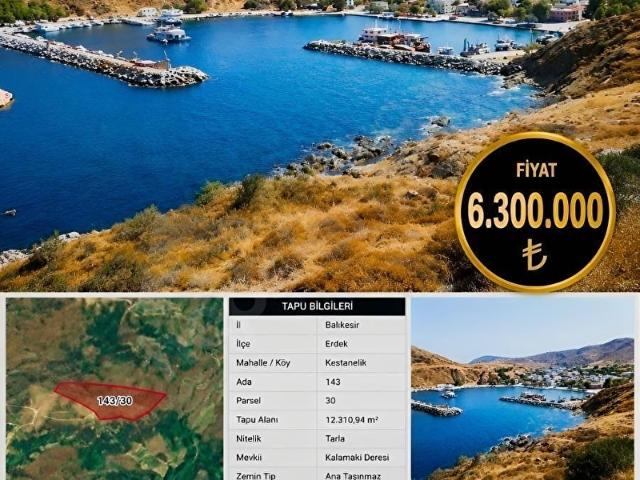 Çakıl Mahallesi, Erdek içerisinde satılık Arsa