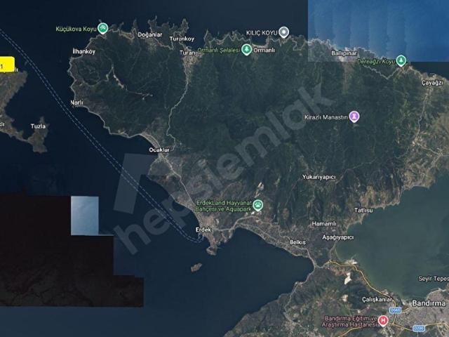Paşalimanı Mahallesi, Erdek içerisinde satılık Arsa