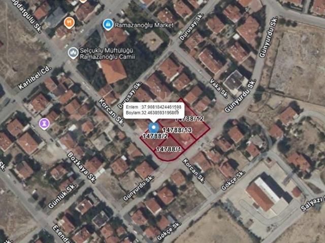 Konya, Selçuklu içerisinde satılık Arsa
