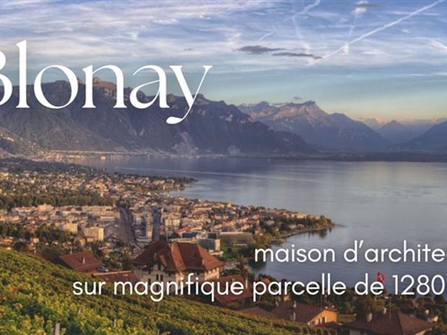Einfamilienhaus kaufen in Blonay, Waadt