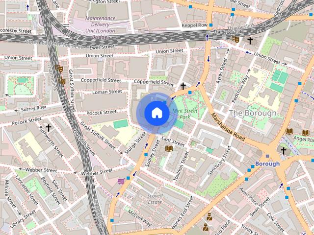 Apartment for rent in The Borough, Greater London