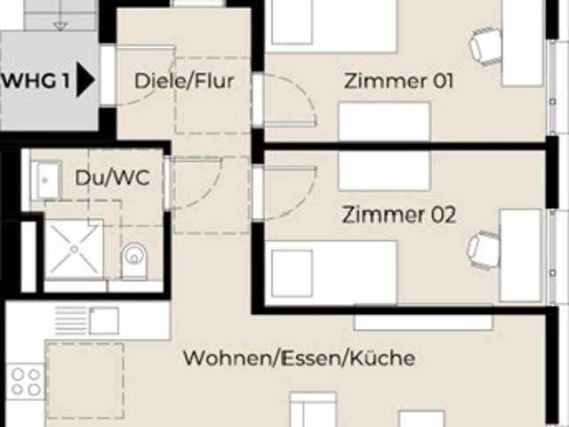 Apartment mieten in Steckfeld, Stuttgart