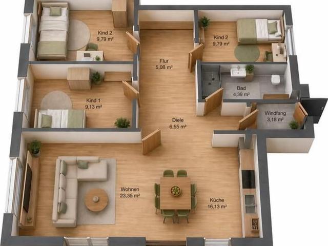 Wohnung mieten in Weimar, Ahnatal