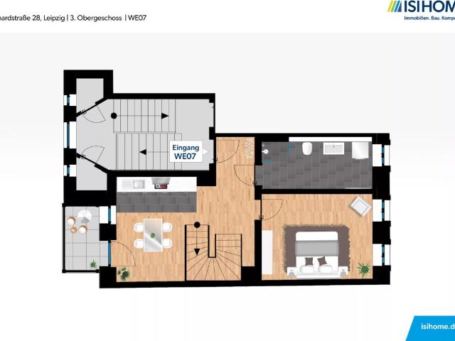 Apartment mieten in Volkmarsdorf, Leipzig