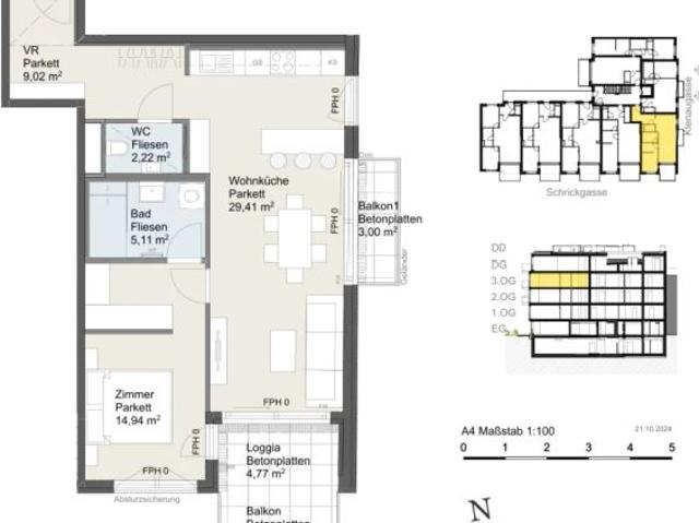 Apartment mieten in Donaustadt, Wien