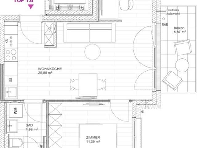 Terrassenwohnung mieten in Wien