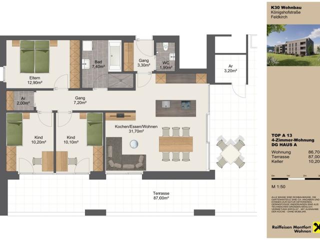 Wohnung mieten in Feldkirch, Vorarlberg