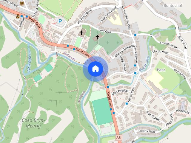 House for rent in Bethesda, Wales