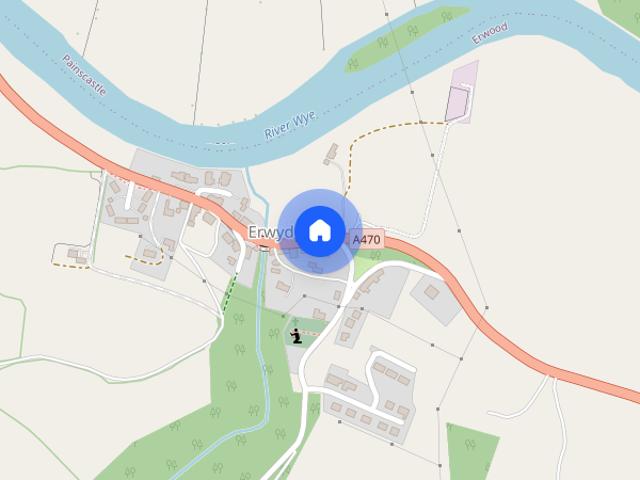House for rent in Erwood, Wales