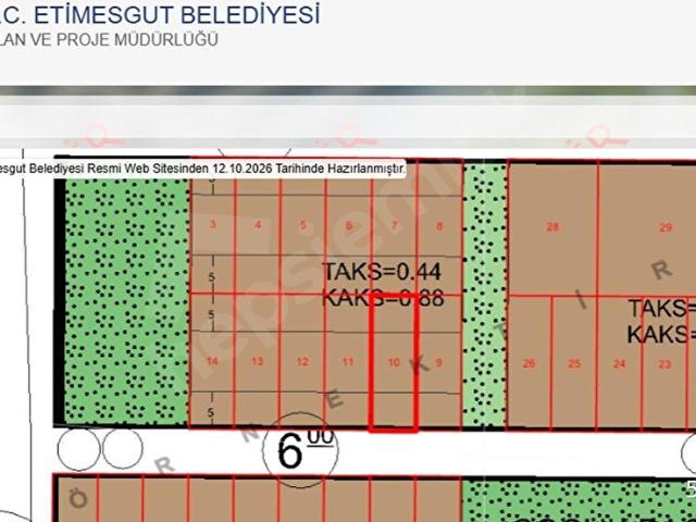 Güzelkent Mahallesi, Etimesgut içerisinde satılık Arsa