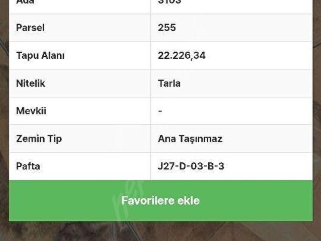 Sivrihisar, Eskişehir içerisinde satılık Arsa
