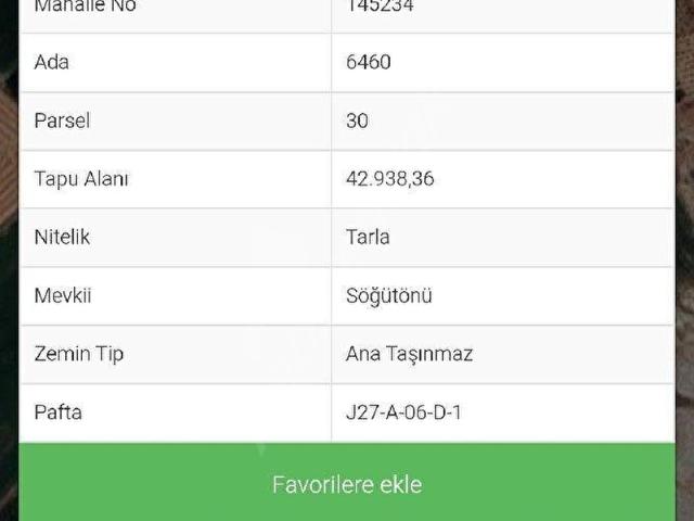 Sivrihisar, Eskişehir içerisinde satılık Arsa