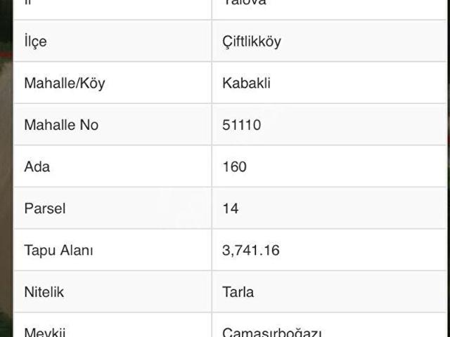 Çiftlikköy, Yalova içerisinde satılık Arsa