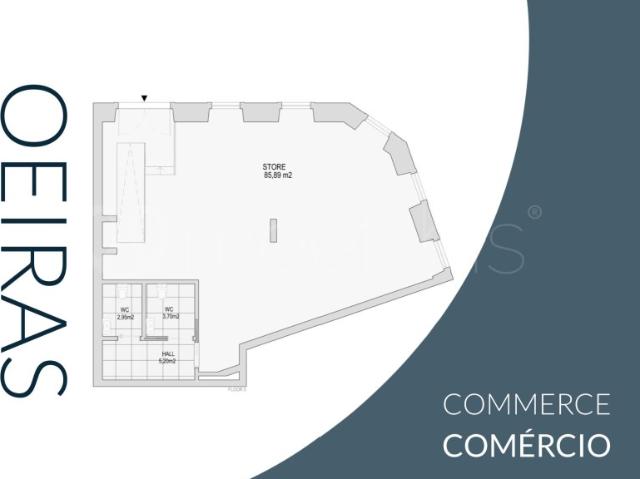 Loja venda em Núcleo Urbano Histórico de Oeiras, Oeiras