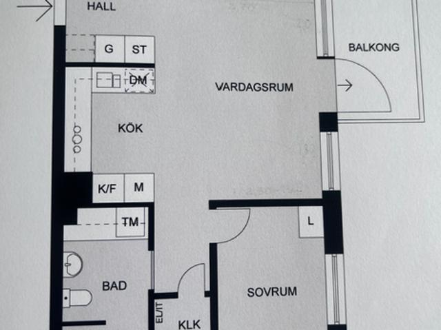 Lägenhet hyra i Täby, Stockholm