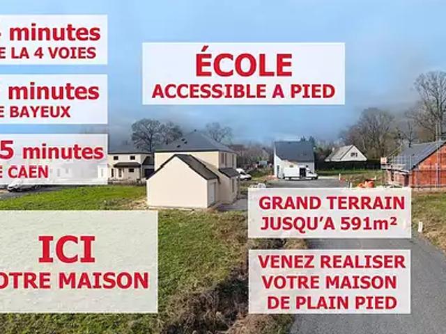 Terrain vente à Bayeux, Esquay-sur-seulles
