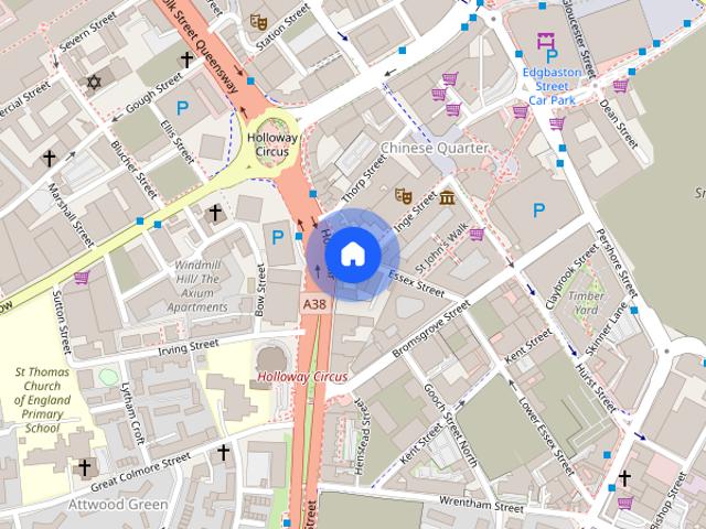 Apartment for rent in Chinese Quarter, Birmingham