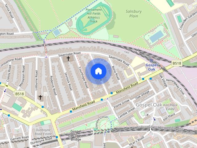 Apartment for rent in Gospel Oak, Greater London