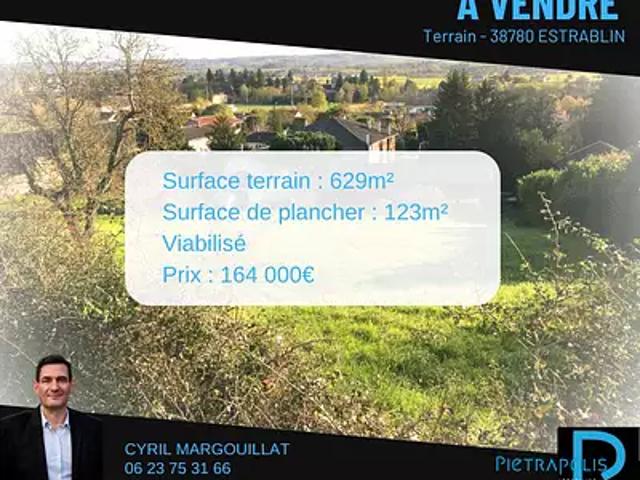 Terrain vente à Lotissement Donce, Estrablin