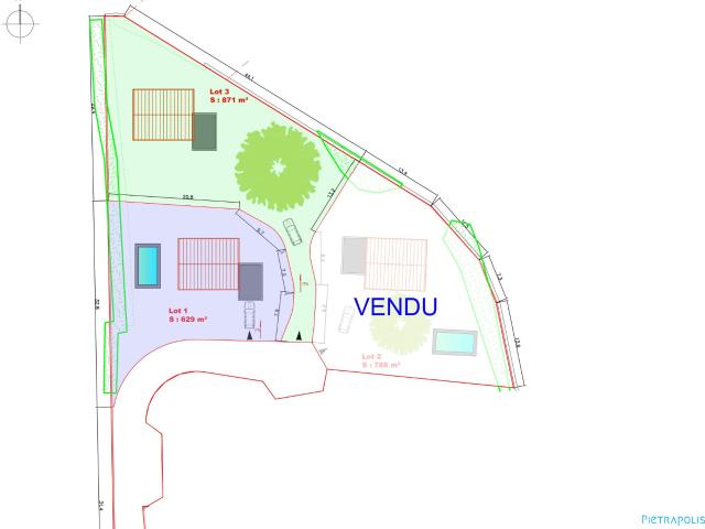 Terrain vente à Vienne, Estrablin