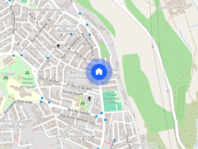 Apartamento alugar em Catujal, Santiago Dos Velhos