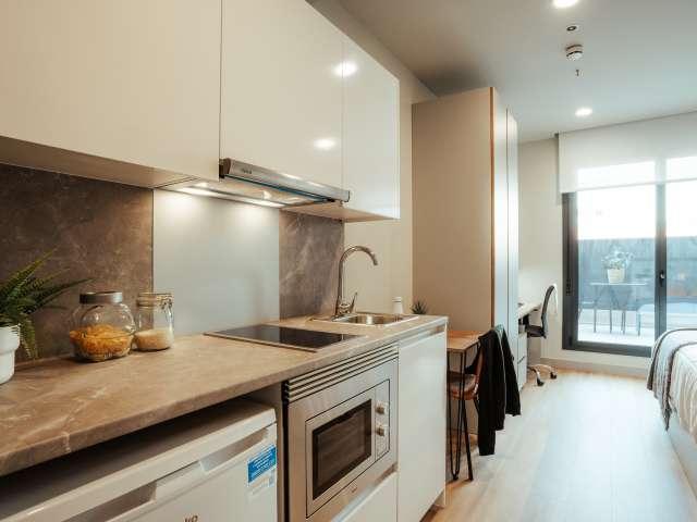 Estudio en alquiler en Barcelona, el Besòs i el Maresme