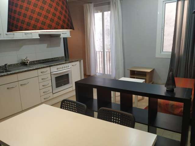 Estudio en alquiler en Barcelona, el Raval