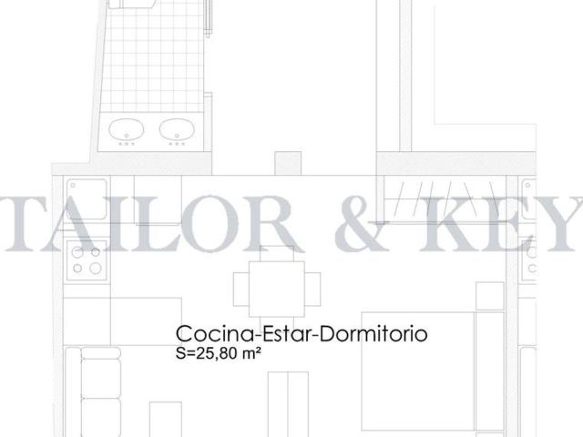 Estudio en alquiler en Madrid, Almagro