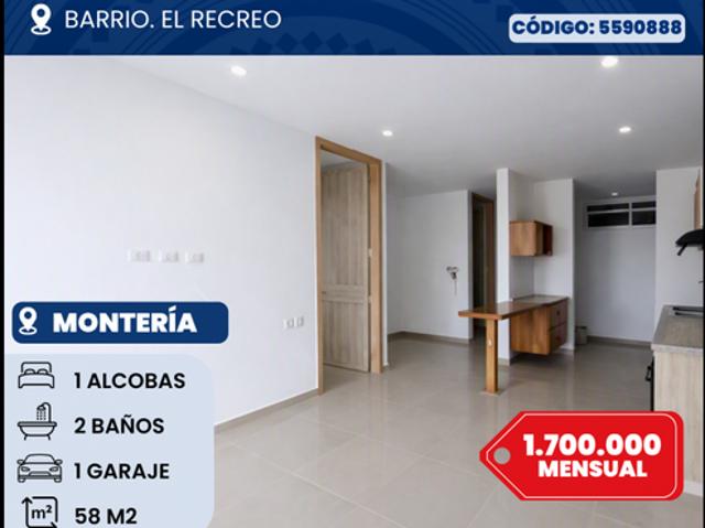 Apartaestudio en arriendo en La Castellana, Centro