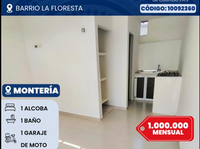 Apartaestudio en arriendo en Córdoba