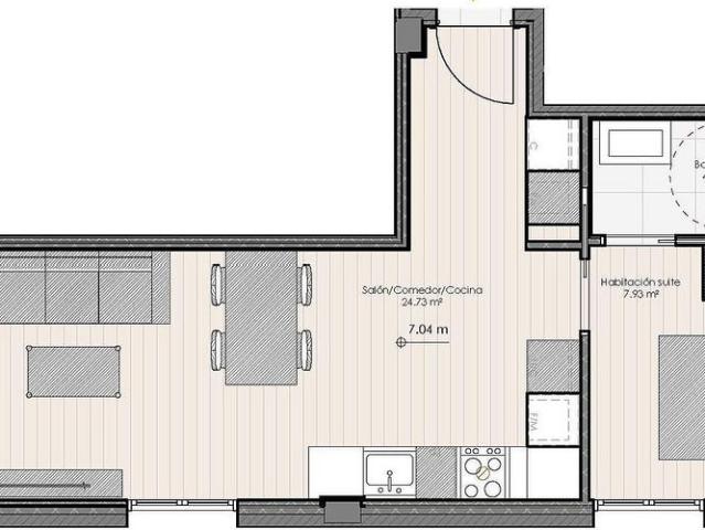 Estudio en venta en Sabadell