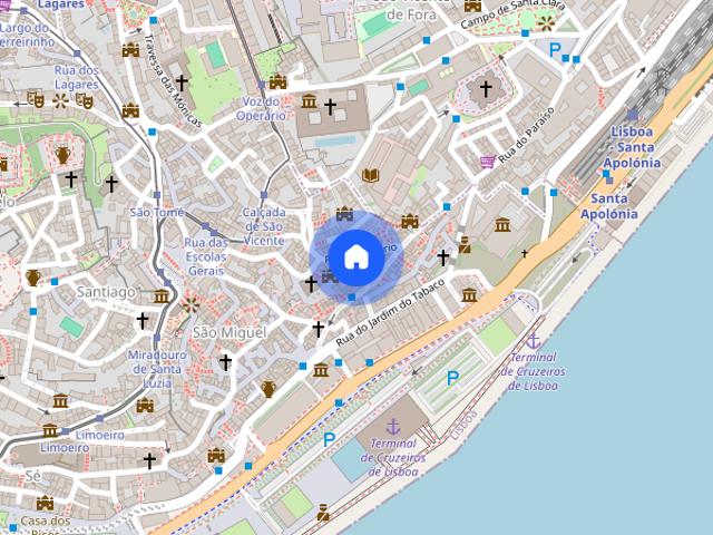 Estúdio alugar em Santa Maria Maior, Lisboa